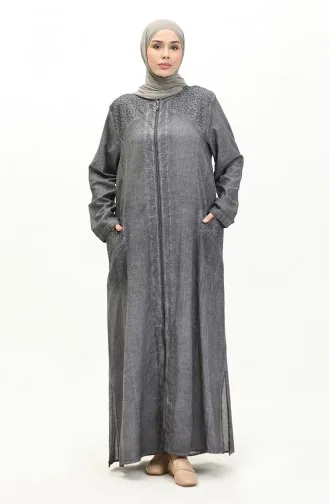Sile Cloth Authentic Abaya 7788-02 Grau 7788-02