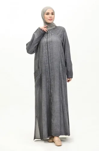 Sile Cloth Authentic Abaya 7788-02 Grau 7788-02