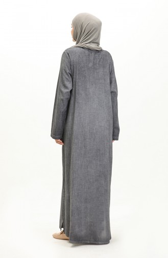 Sile Cloth Authentic Abaya 7788-02 Grau 7788-02