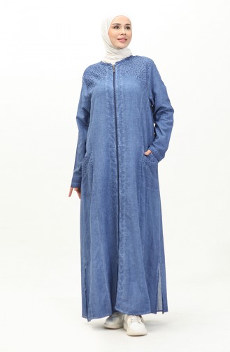 Şile Tuch Authentic Abaya 7788-03 Indigo 7788-03