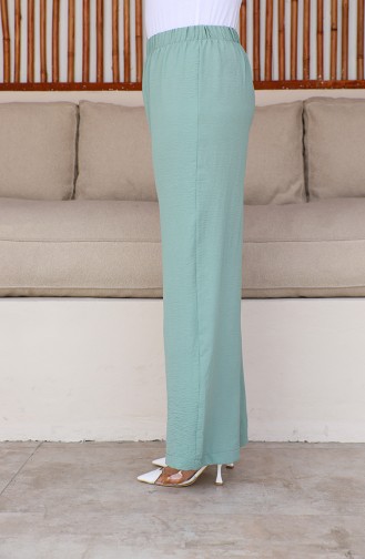 Aerobin Fabric wide Leg Trousers 1006-05 Mint Green 1006-05