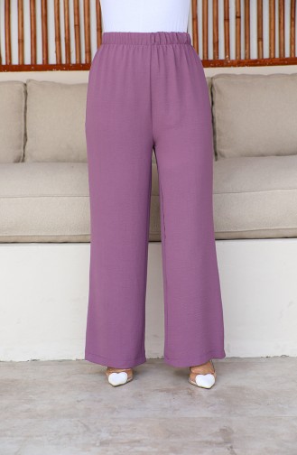 Aerobin Fabric wide Leg Trousers 1006-15 Dusty Rose 1006-15