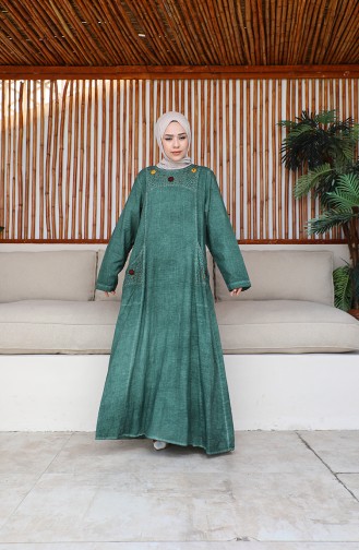 Authentic Long Sleeve Dress 4540-03 Khaki 4540-03