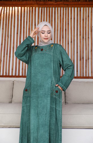 Authentic Long Sleeve Dress 4540-03 Khaki 4540-03