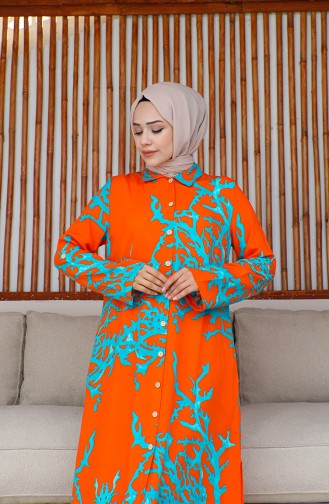 Viscose Tunic 2018-07 Orange Oil 2018-07