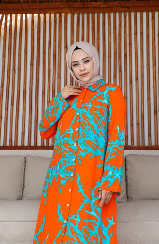 Viscose Tunic 2018-07 Orange Oil 2018-07