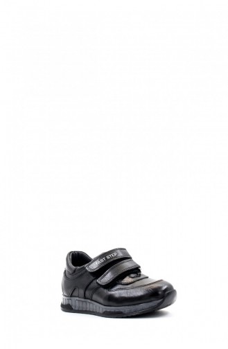 Mädchen-Freizeitschuhe Aus Echtem Leder 006Xa758 Schwarz 006XA758.Siyah