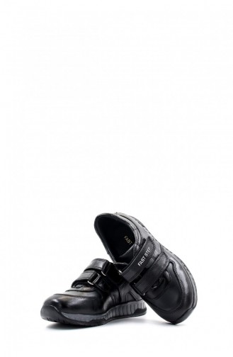 Mädchen-Freizeitschuhe Aus Echtem Leder 006Xa758 Schwarz 006XA758.Siyah