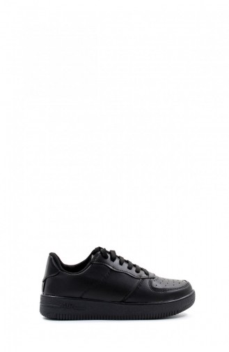 Damen-Sneaker-Schuhe 416Zafır Schwarz 416ZAFAIR.Siyah