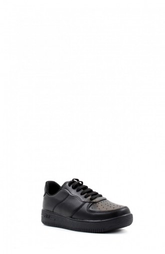 Damen-Sneaker-Schuhe 416Zafır Schwarz 416ZAFAIR.Siyah