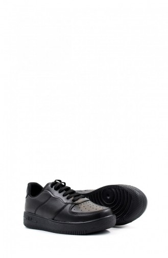 Damen-Sneaker-Schuhe 416Zafır Schwarz 416ZAFAIR.Siyah