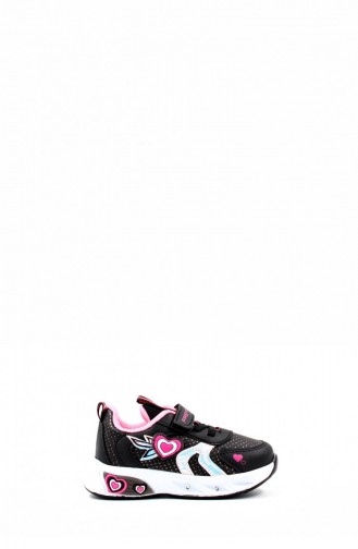 Baby Sneaker Shoes 461Ba204 Black Fuchsia 461BA204.Siyah Fuşya