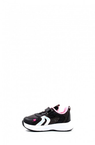 Baby Sneaker Shoes 461Ba204 Black Fuchsia 461BA204.Siyah Fuşya