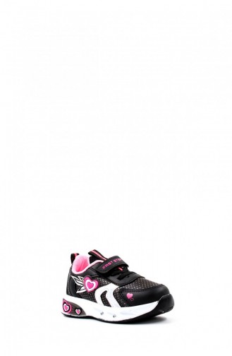 Baby Sneaker Shoes 461Ba204 Black Fuchsia 461BA204.Siyah Fuşya