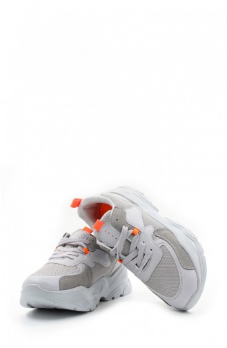 Damen-Sneaker-Schuhe 500Zaf7288 Grau 500ZAF7288.Gri