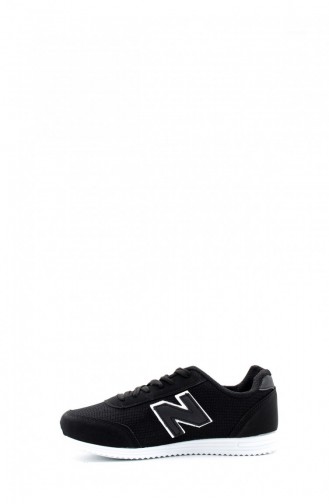 Damen Sneaker Schuhe 590Za013 Schwarz Weiß 590ZA013.Siyah Beyaz
