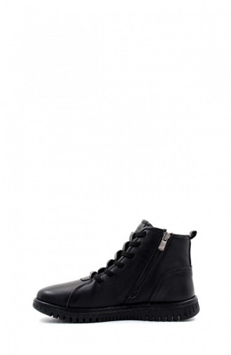 Genuine Leather Women`s Classic Boots 757Sza23662 Black 757SZA23662.Siyah
