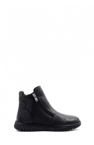 Genuine Leather Women`s Classic Boots 757Sza23665 Black 757SZA23665.Siyah