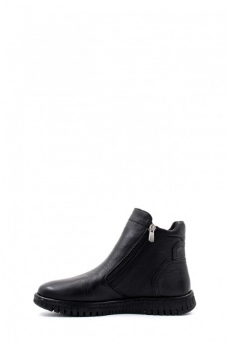 Genuine Leather Women`s Classic Boots 757Sza23665 Black 757SZA23665.Siyah
