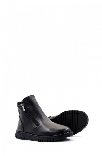 Genuine Leather Women`s Classic Boots 757Sza23665 Black 757SZA23665.Siyah