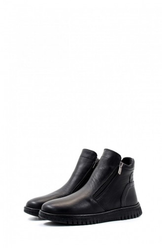 Genuine Leather Women`s Classic Boots 757Sza23665 Black 757SZA23665.Siyah