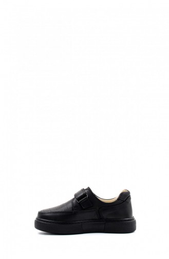 Genuine Leather Unisex Kids Casual Shoes 770Pa817 529 Black 770PA817-529.Siyah