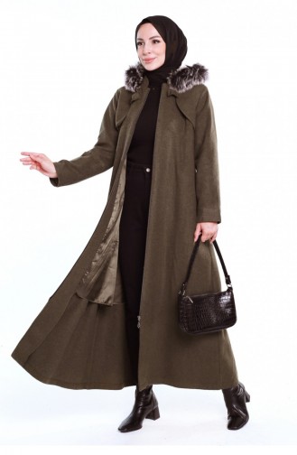 بوليرو نظرة ختم معطف الكاكي 0047MP.HAK