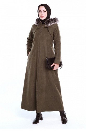 بوليرو نظرة ختم معطف الكاكي 0047MP.HAK