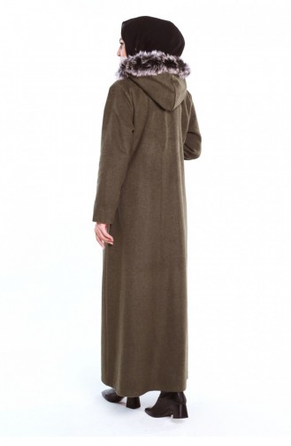 بوليرو نظرة ختم معطف الكاكي 0047MP.HAK