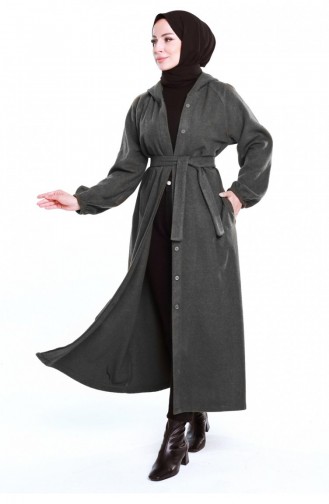 Hijab Jas Met Riem Grijs 0502SGS.GRI