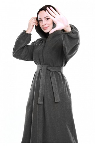 Hijab Jas Met Riem Grijs 0502SGS.GRI
