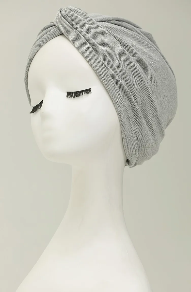 Bonnet Robe De Soirée Pailletée 1259-01 Gris Argenté 1259-01