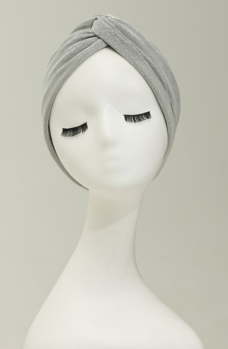 Silvery Evening Dress Bonnet 1259-01 Silver Gray 1259-01