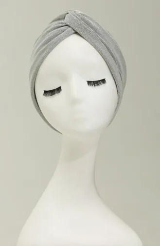 Bonnet Robe De Soirée Pailletée 1259-01 Gris Argenté 1259-01