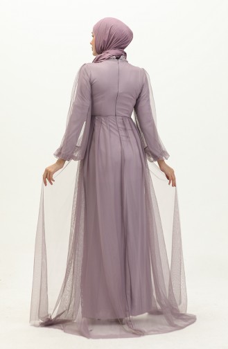 Robe De Soirée A Paillettes 5367-33 Lilas 5367-33