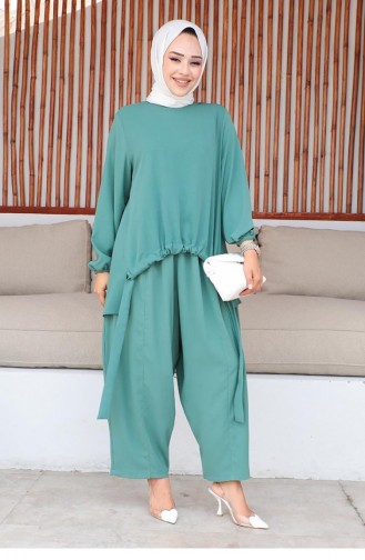 Shalwar Hijab Pak Cagla Groen 1919CVN.CYS