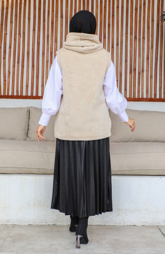 Welsoft Kapuzen-Fleeceweste 00018-03 Creme 00018-03
