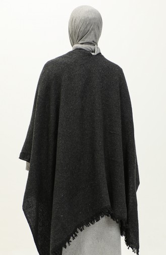 Poncho Coton Uni 2037-05 Anthracite 2037-05