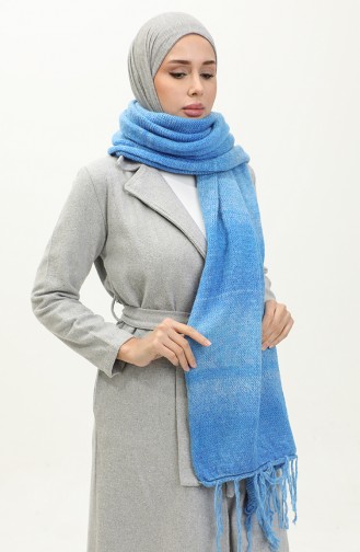 Knitwear Shoulder Shawl 2064-05 Blue 2064-05