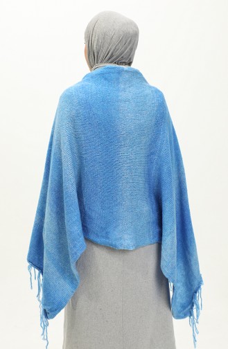 Knitwear Gebreide Schoudersjaal 2064-05 Blauw 2064-05