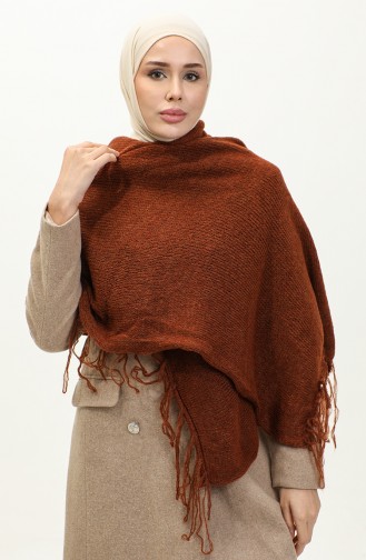 Knitwear Knitted Shoulder Shawl 2064-07 Brown 2064-07