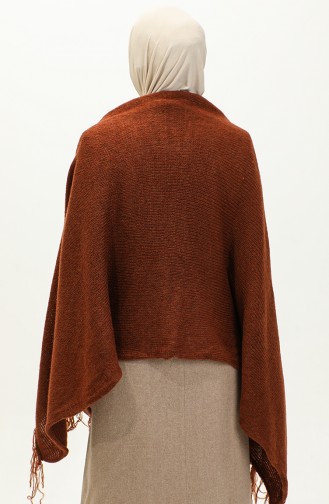 Knitwear Knitted Shoulder Shawl 2064-07 Brown 2064-07