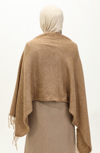 Knitwear Knitted Shoulder Shawl 2064-10 Mink 2064-10