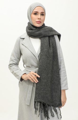 Knitwear Shoulder Shawl 2064-11 Smoke Colored 2064-11