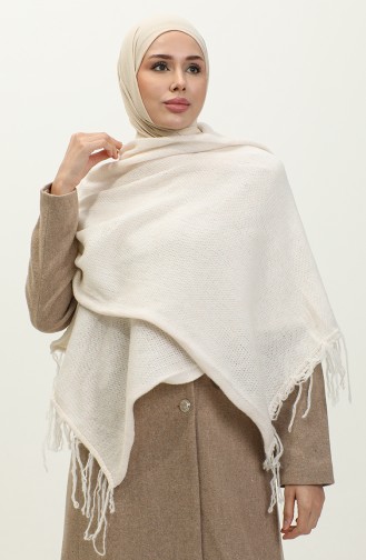 Knitwear Knitted Shoulder Shawl 2064-13 Cream 2064-13