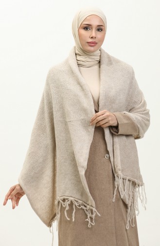 Knitwear Knitted Shoulder Shawl 2064-14 Light Mink 2064-14