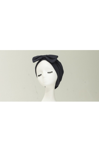 Combed Cotton Outer Bonnet 1248-12 Dark Navy Blue 1248-12