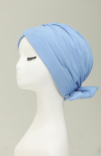 Combed Cotton Outer Bonnet 1248-11 Blue 1248-11