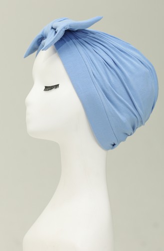 Combed Cotton Outer Bonnet 1248-11 Blue 1248-11