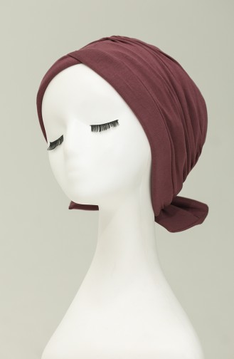 Bonnet Exterieur Coton Peigné 1248-15 Rose Poudré Foncé 1248-15